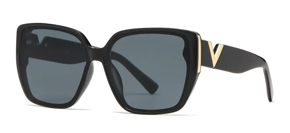 Fashion Square Butterfly Plastic Sunglasses