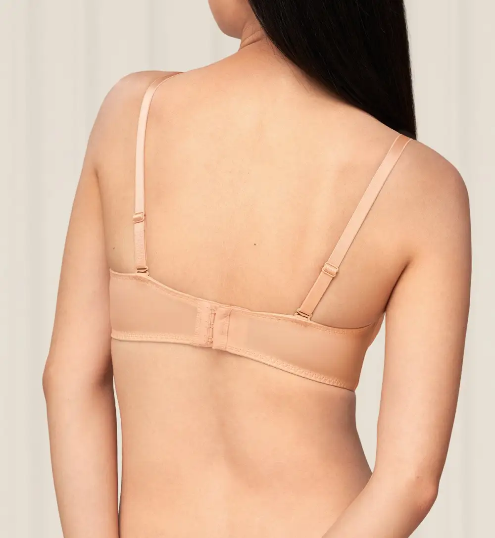 Women's Wired Padded Detachable-Pad Lace Bra