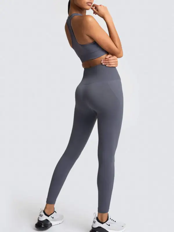 Beautiful Back High Waist Peach Hip Top