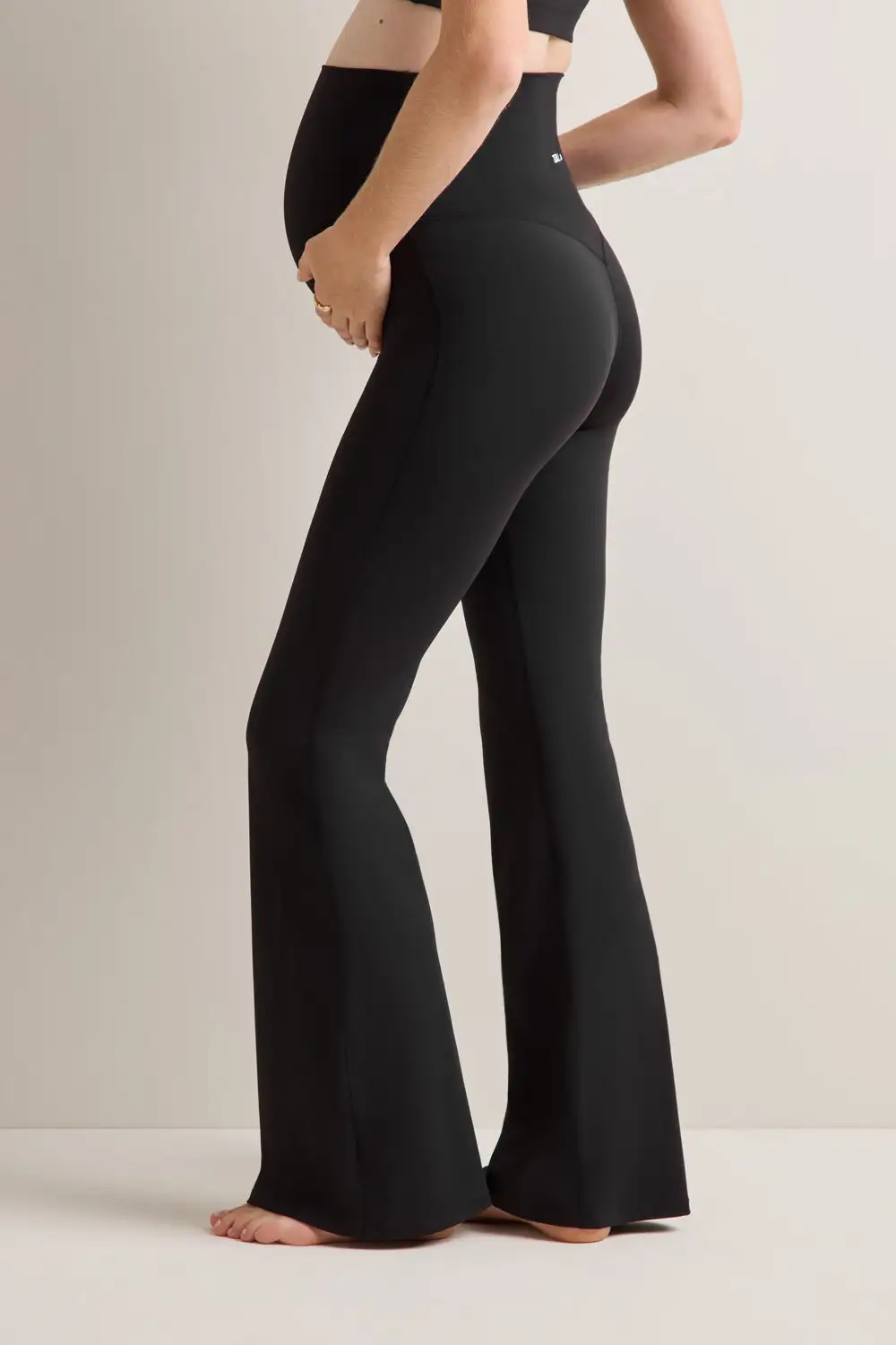 Maternity High Waist Flared Leggings