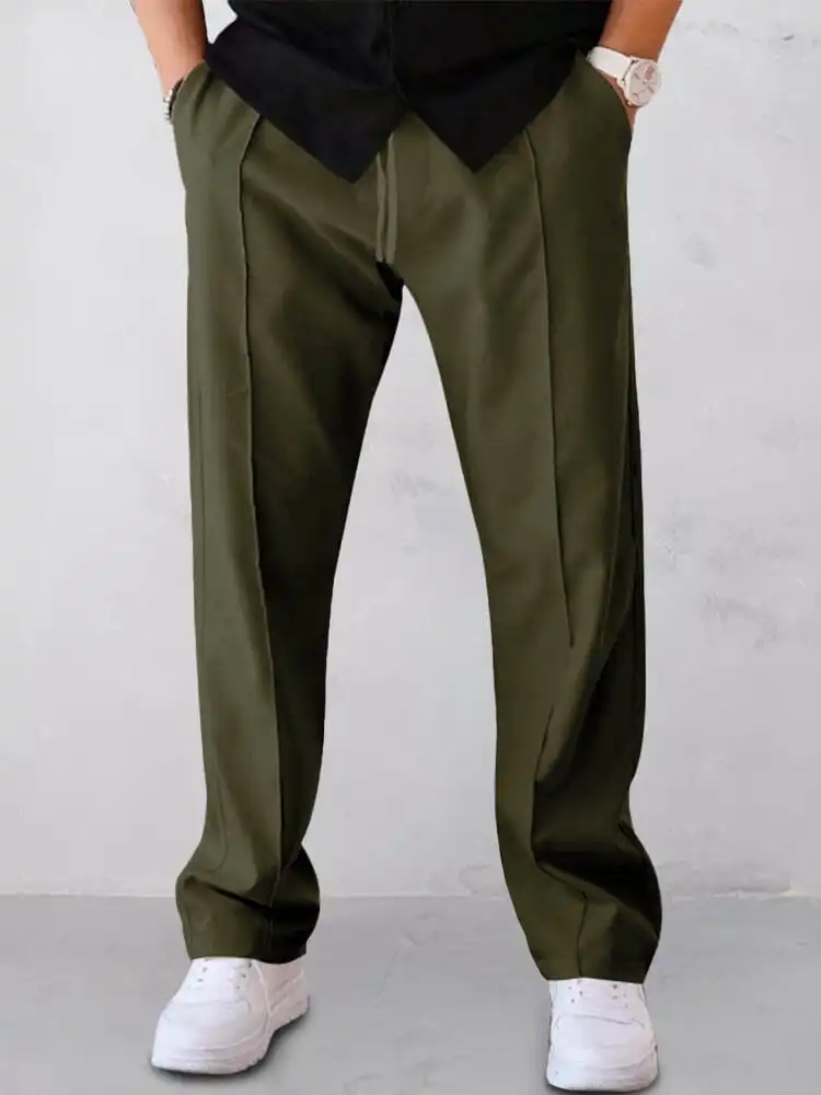 Cotton Blend Jogger Pants