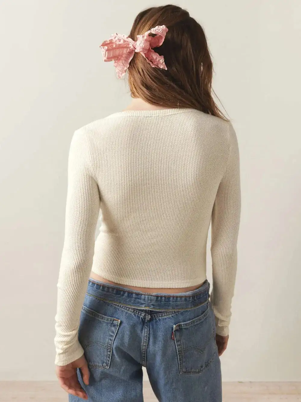 Everyday Notched Long Sleeve T-Shirt