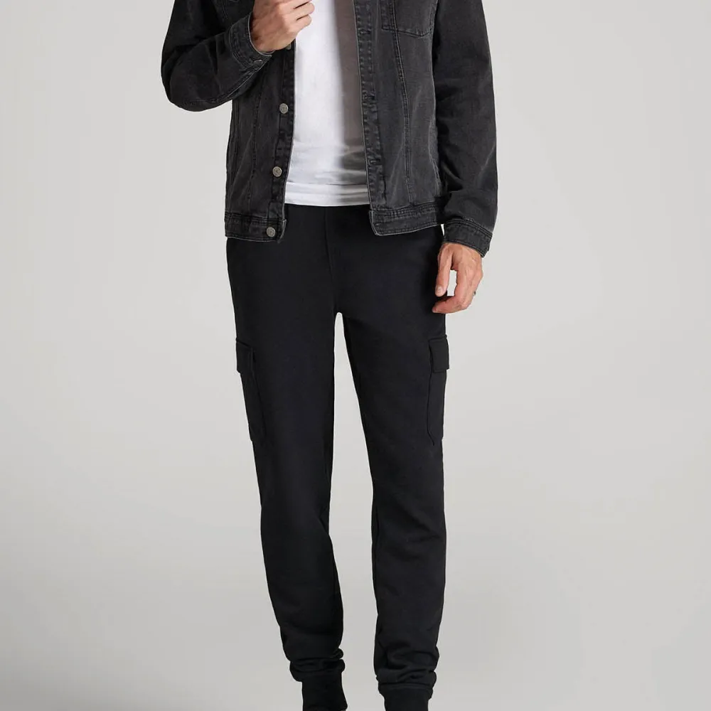 Men's Jogger Fleece Cotton Cargo Pants