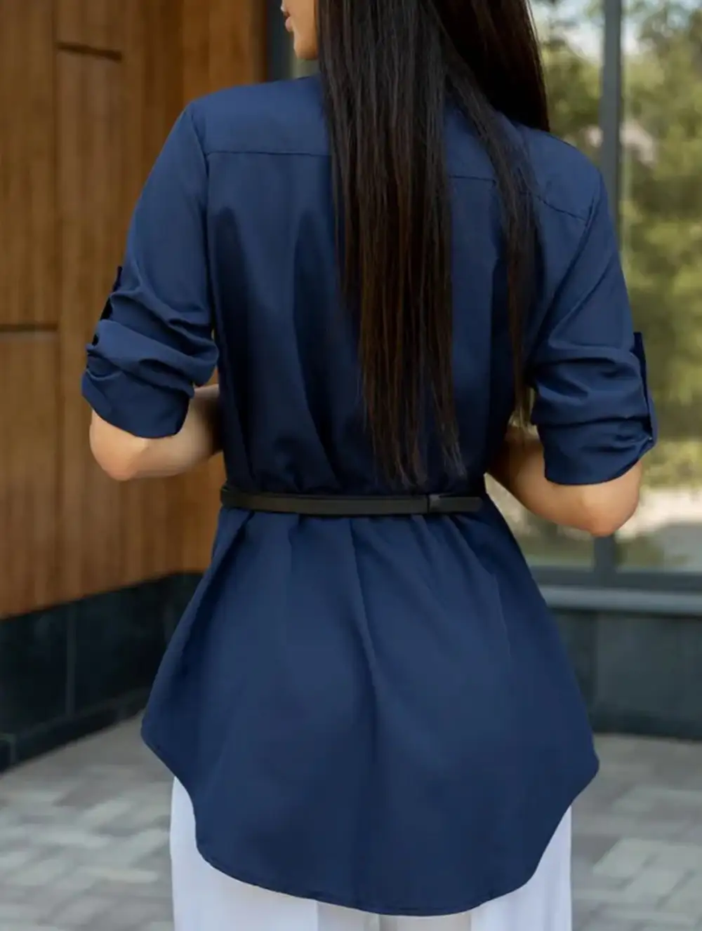 Polo Button Blouse