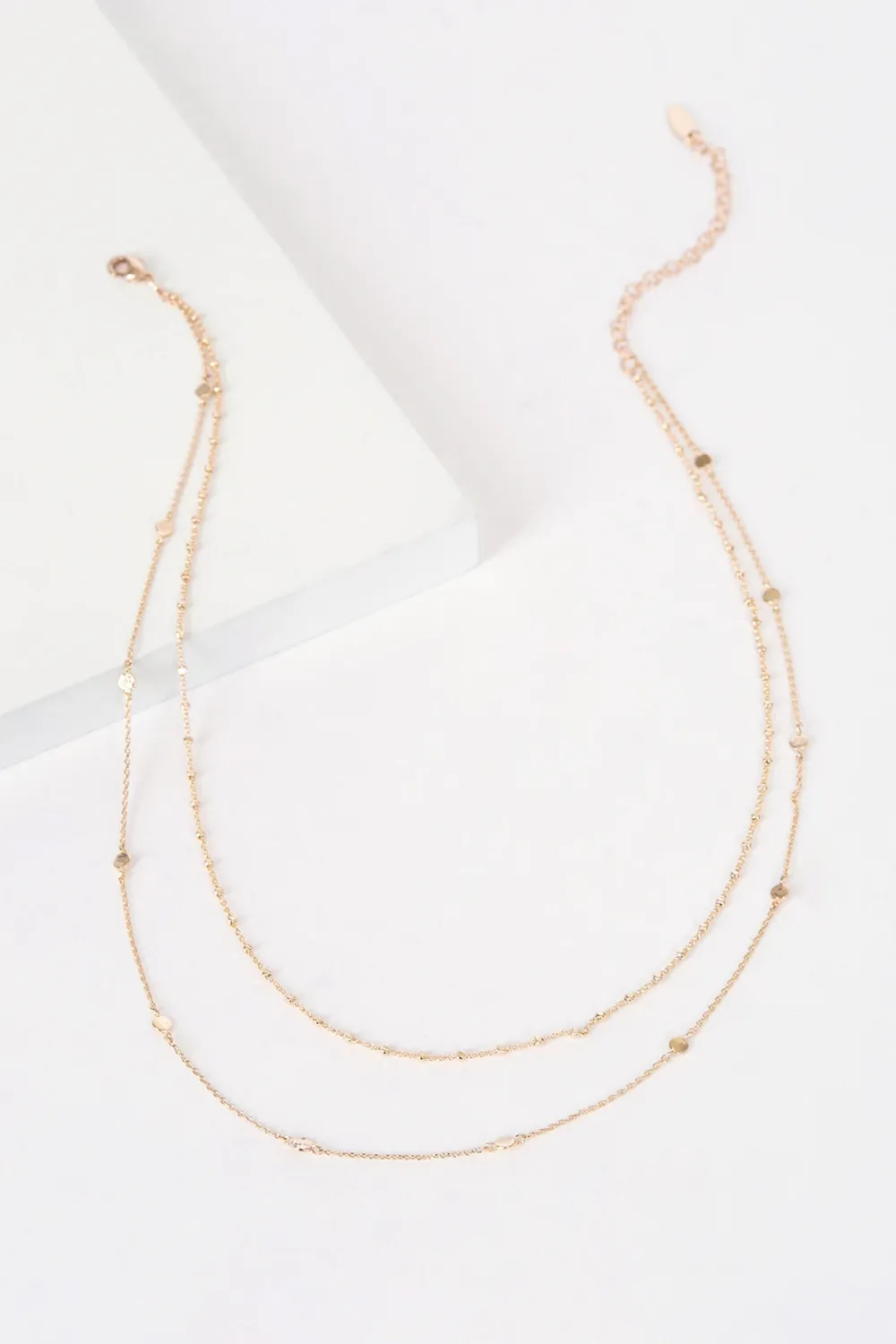 Exquisite And Gorgeous Gold-Plated Multi-Layered Necklace
