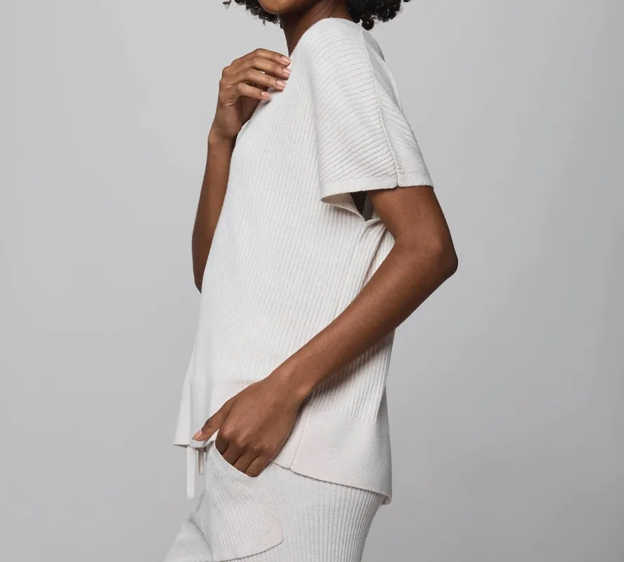 Cashblend Short Sleeve Sweater