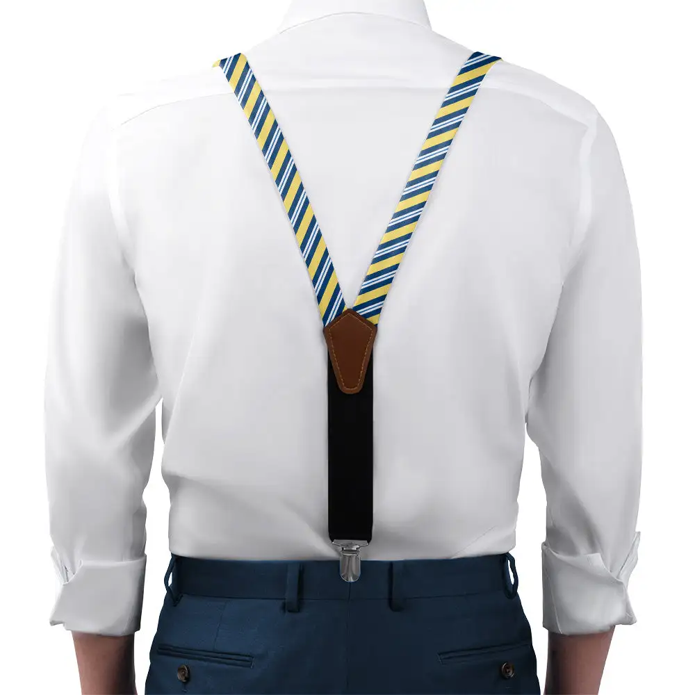 Bruce Stripe Pattern Suspenders