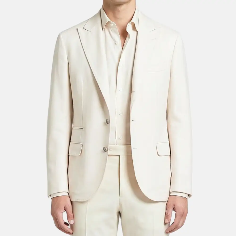 Cashmere Wool Silk Blazer Jacket