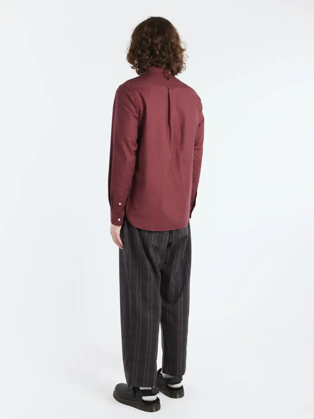 Men's Button Down Collar Chest Pocket Shirt