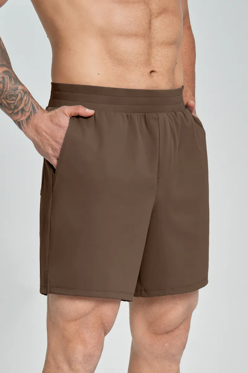 Side Pocket Lightweight Athletic Shorts