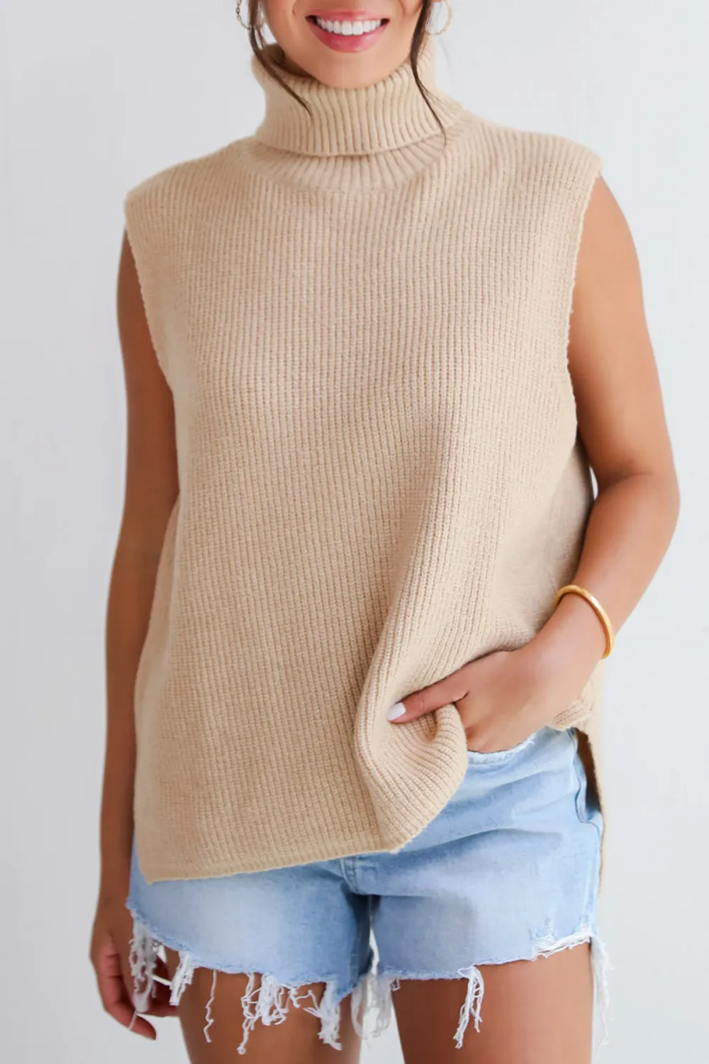 Sophisticated Ways Turtleneck Top