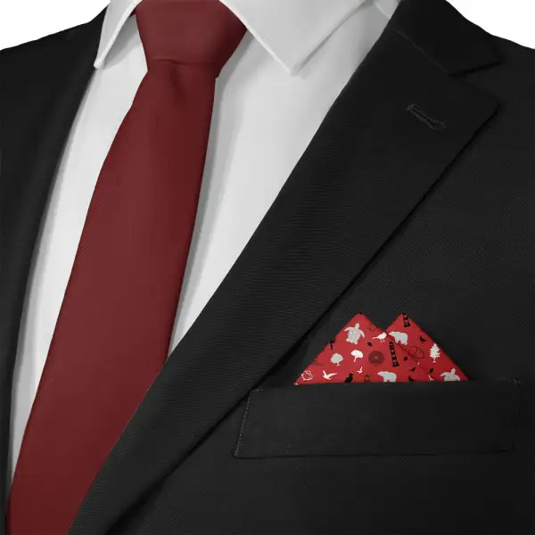 Contemporary Distinctive Suit Pocket Square