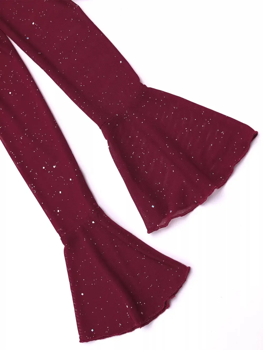 Relaxed Shape Glitter Maxi Dress