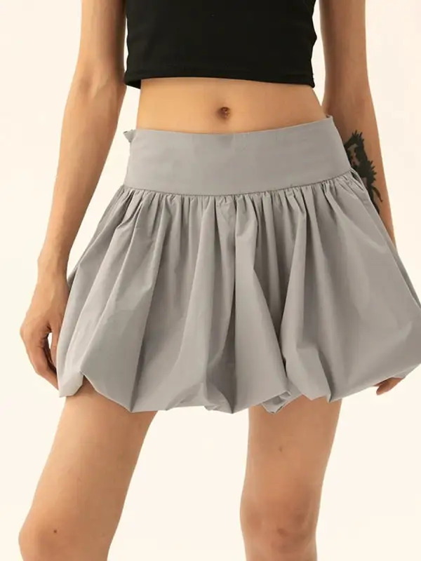 Smart Cotton Blend Pocket Detail Skirt