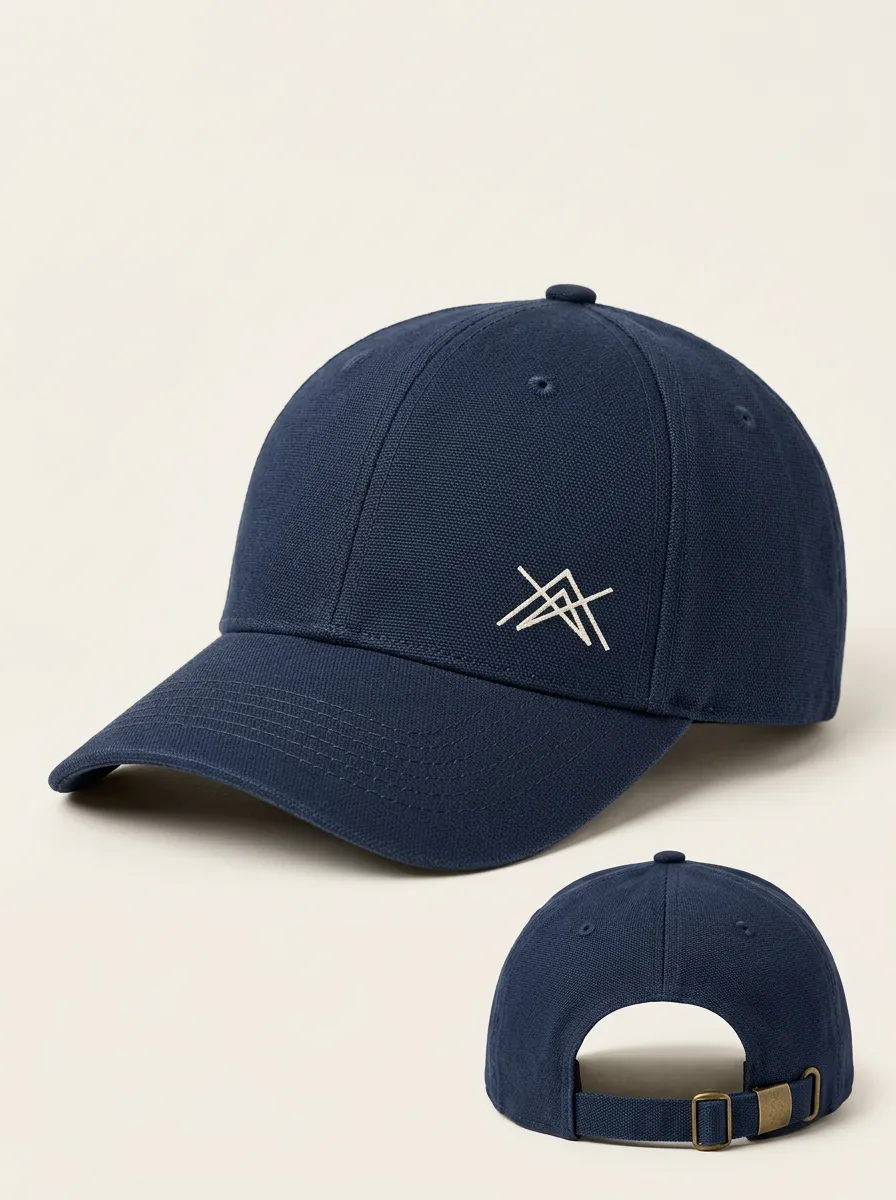 Low Key Abstract Geometry Embellished Baseball Cap