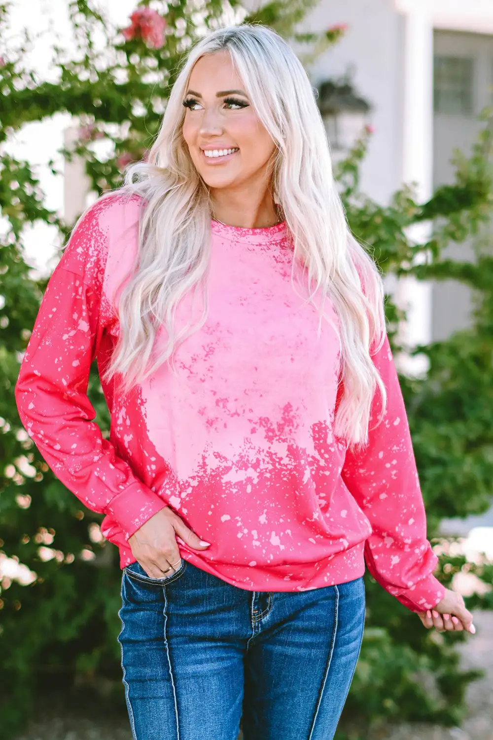 Tie Dye Long Sleeve Sweatshirt