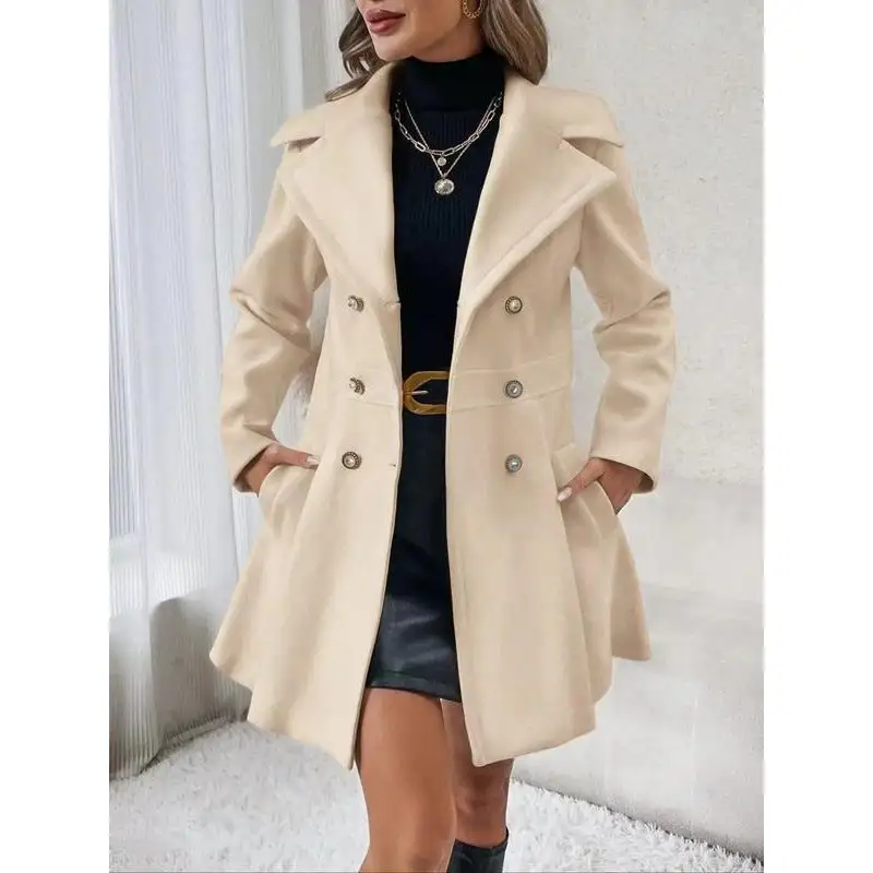 Relaxed Cropped Trench Coat
