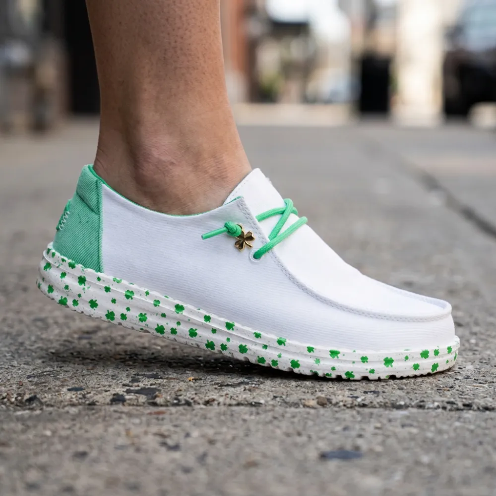 Wendy Shamrock Charm Textile Shoe