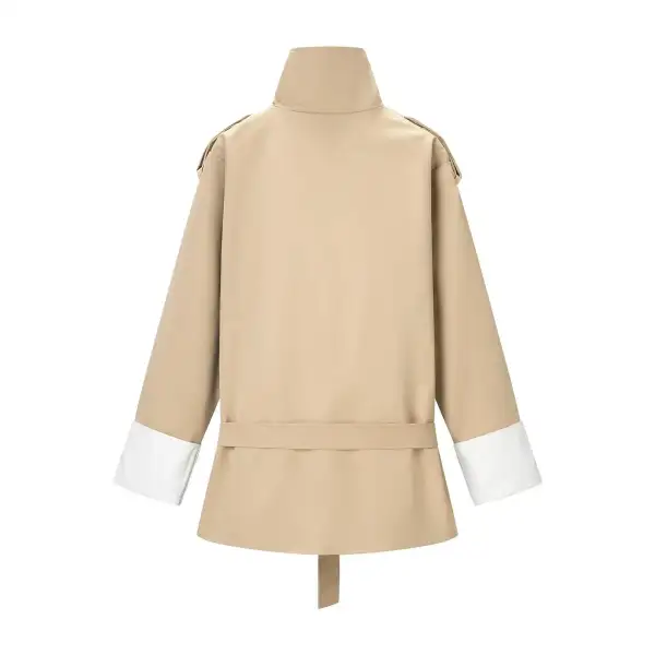 Relaxed Double Breasted Trench Coat