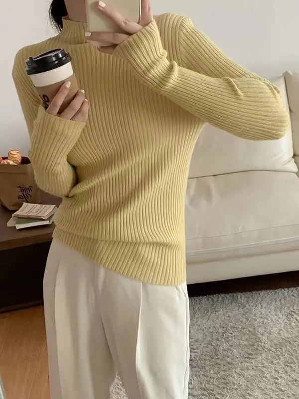 Clean Women's High-Neck Sweater
