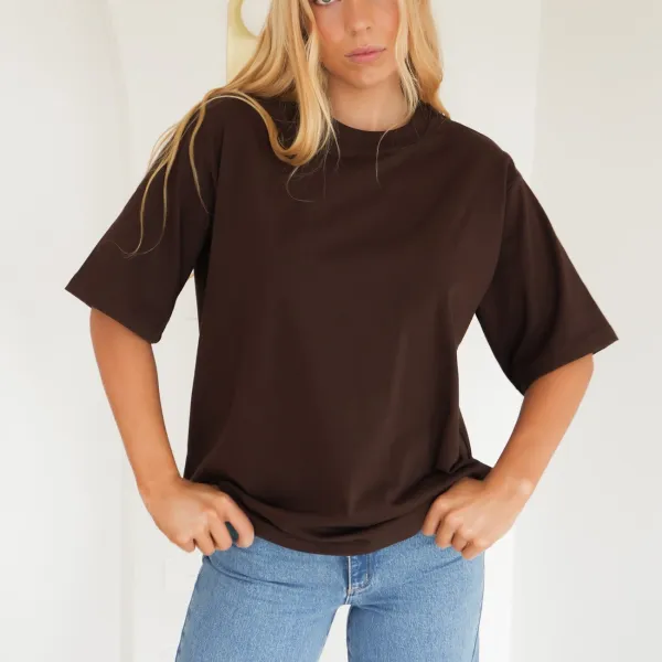 Oversized Boxy Casual Tee