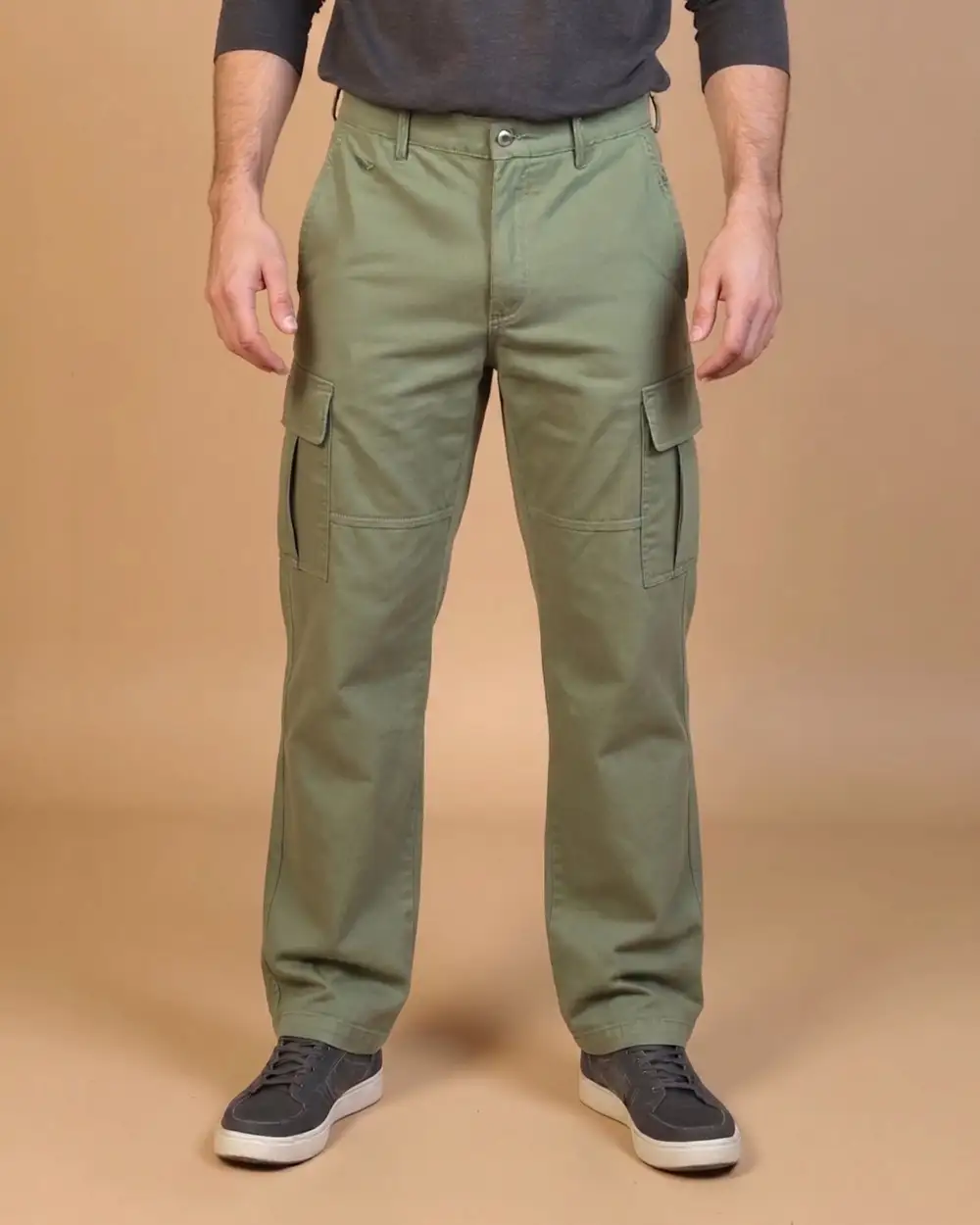 Men's Relaxed Cotton Casual Pants