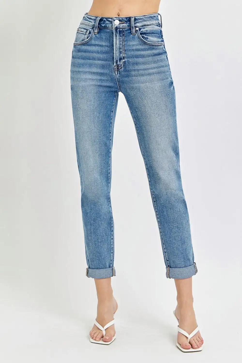 Easy High Waist Denim Jeans
