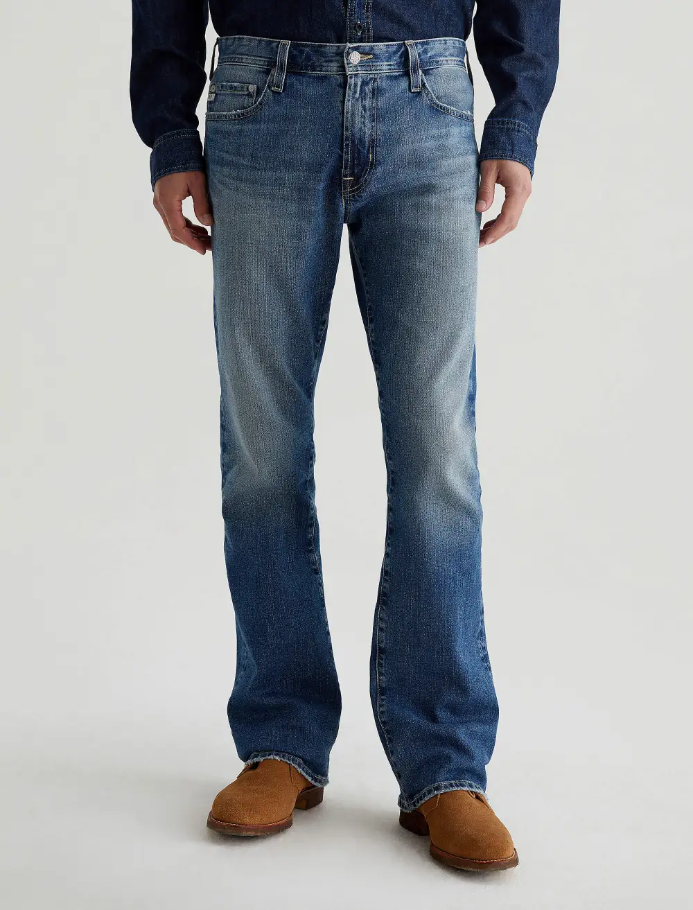 Men's Bootcut Five Pocket Jeans