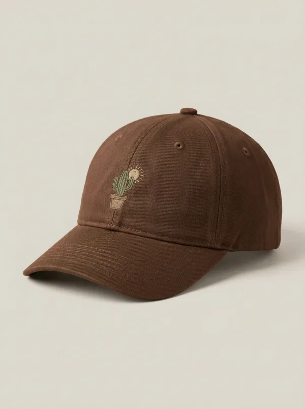Relaxed Plant-Lover Embroidered Unisex Baseball Cap