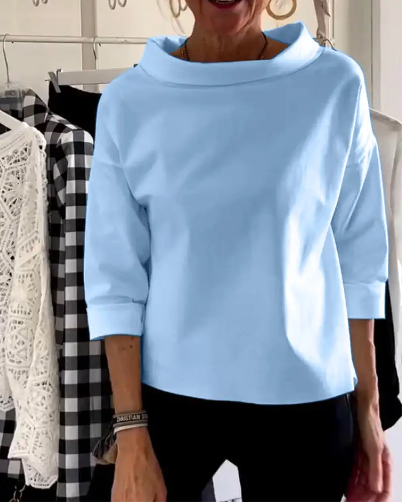 Relaxed Patterned Top