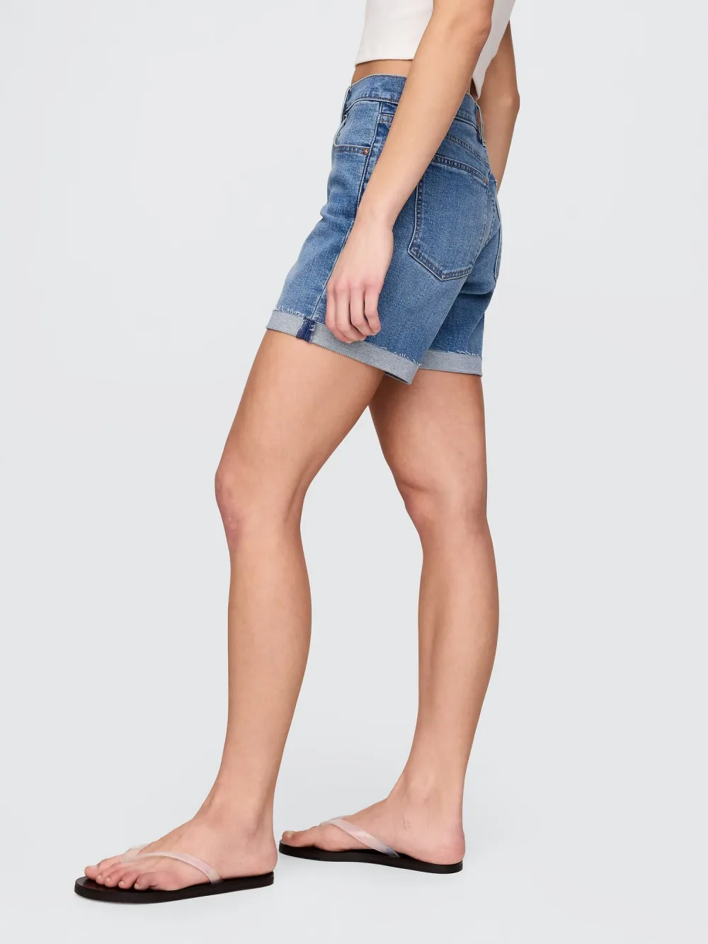Curled Retro Shorts