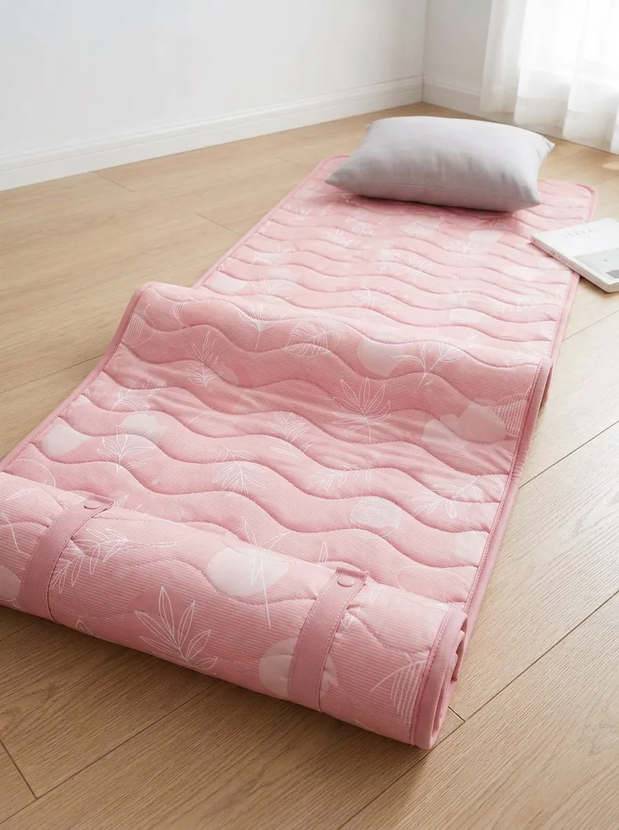 Summer Cooling Blue Leaf Pattern Pattern Cooling Mat