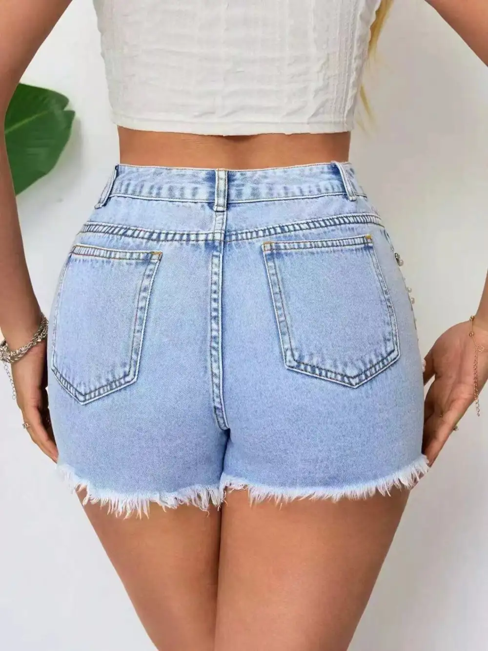 Raw Hem Shorts
