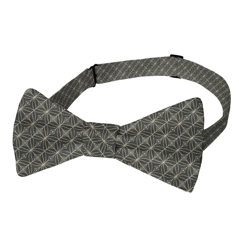 Deco Mosaic Motif Bow Tie