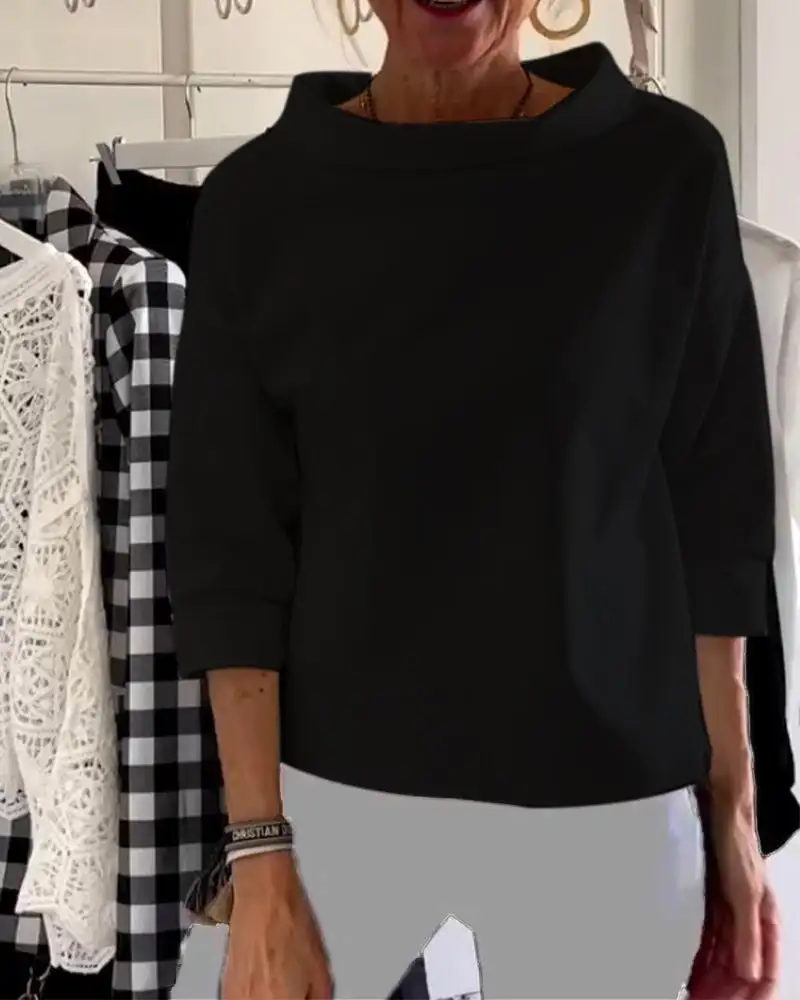 Relaxed Patterned Top