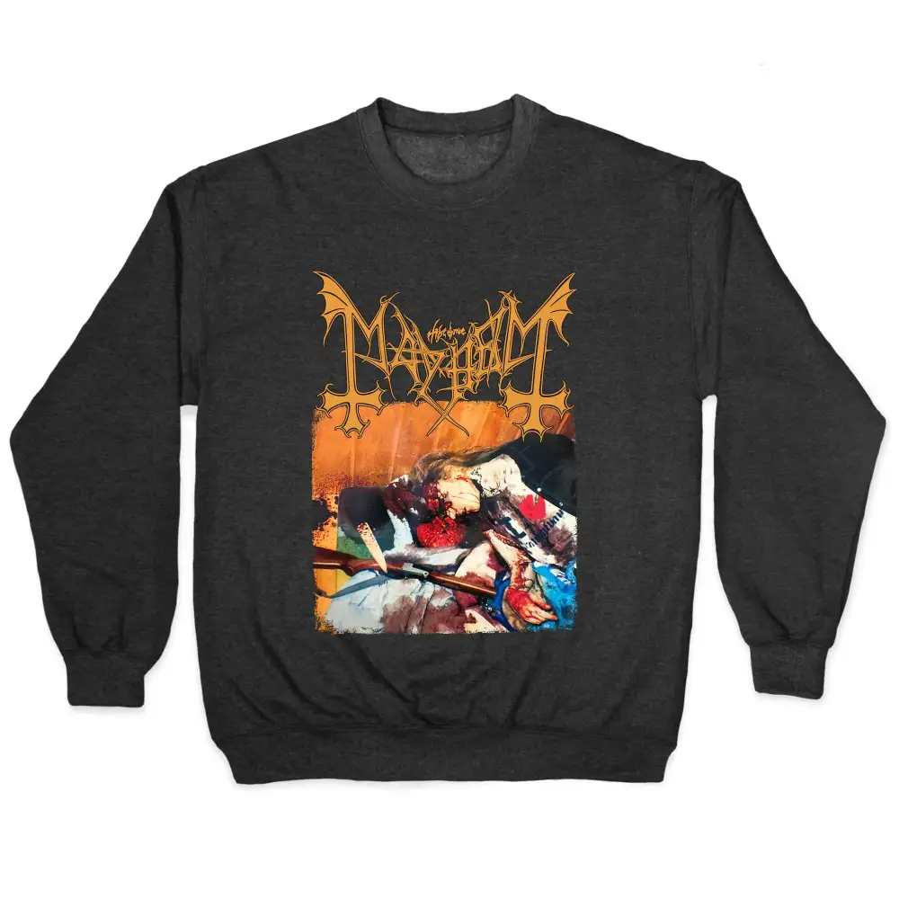 Doodle Figure Crewneck Sweatshirt