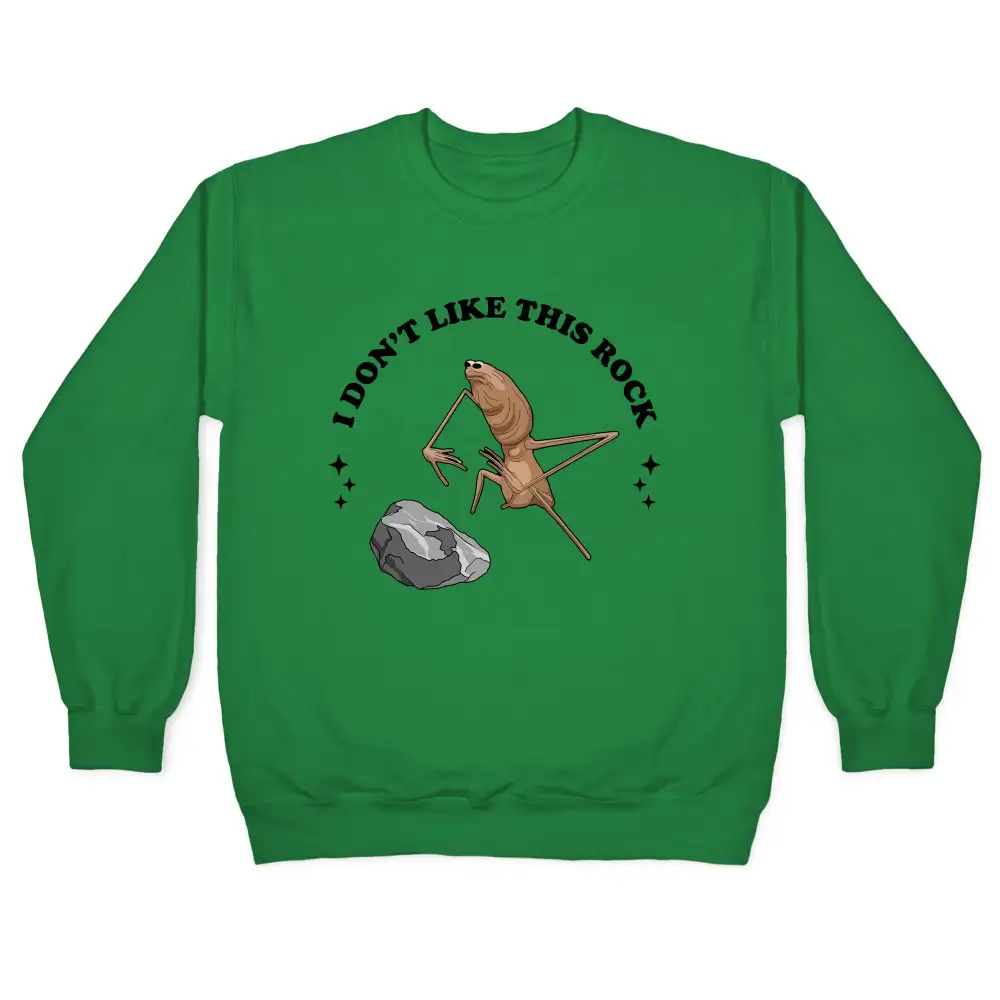 Illustrated Flower Crewneck Sweatshirt