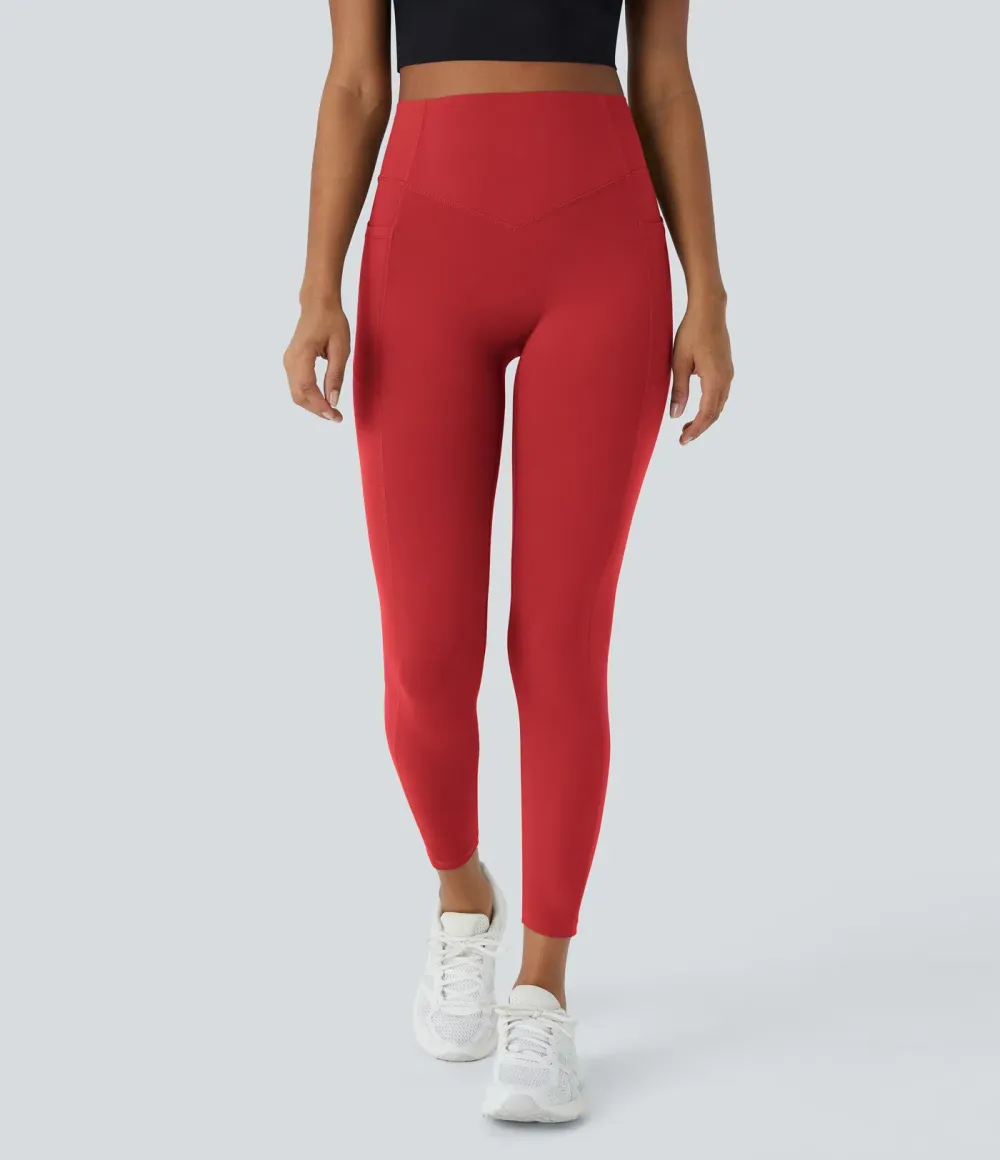  SoCinched High Waisted Scrunch Butt Lifting Tummy Control Side Pocket Shaping Training UltraSculpt Leggings - Stretchy Fit for Women, For Gym & Summer Workouts #Summer