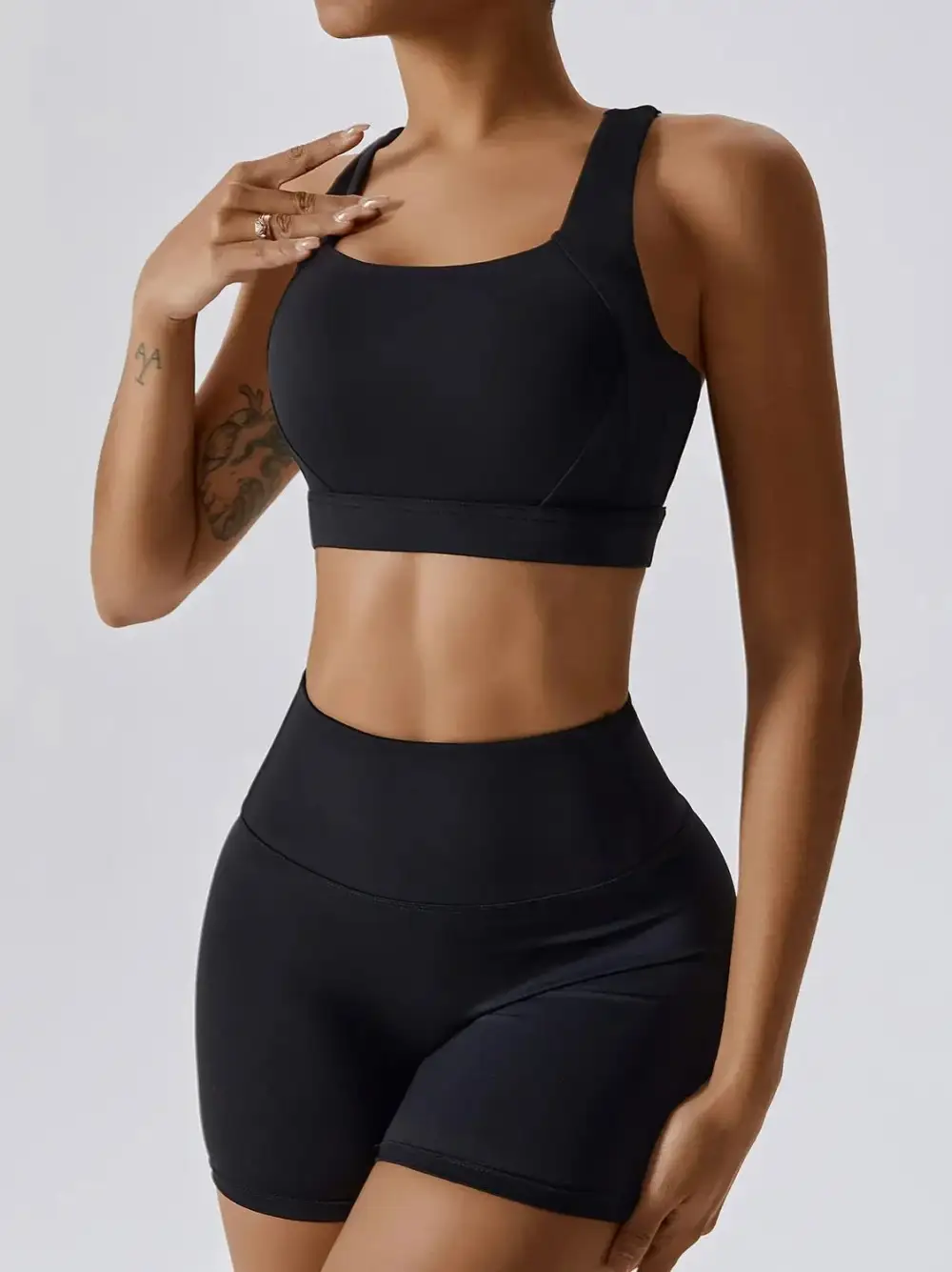 High-Waist Quick-Dry Studio Set