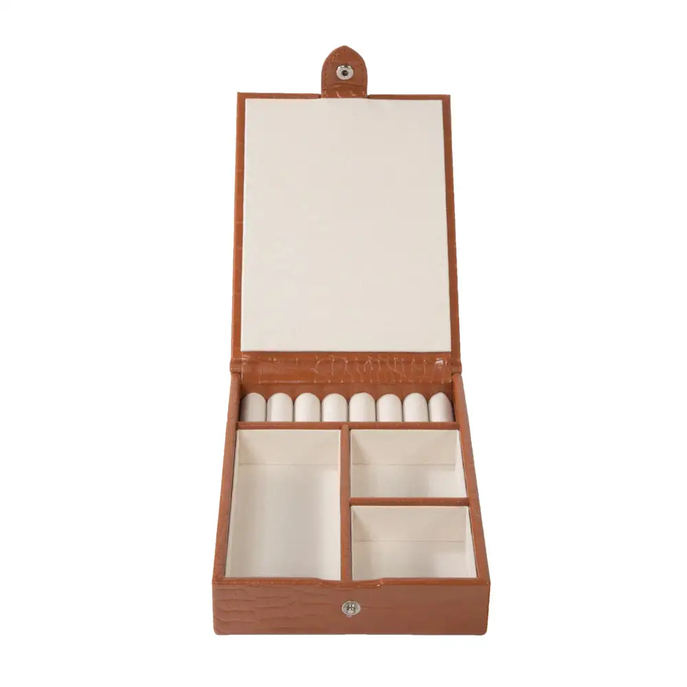 Compartmented Travel Jewelry Box