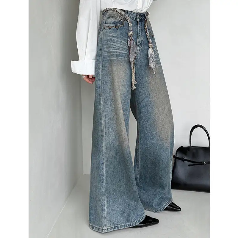 Relaxed Vintage Loose Straight Leg Jeans