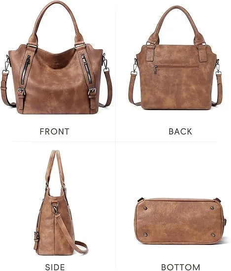 👚 90% OFF NOW! 🌸3-PACK  Purses for Women, Large Hobo Bags, Multiple Pockets Tote Handbags, Water Repellent Shoulder Bag with Adjustable Strap☀️