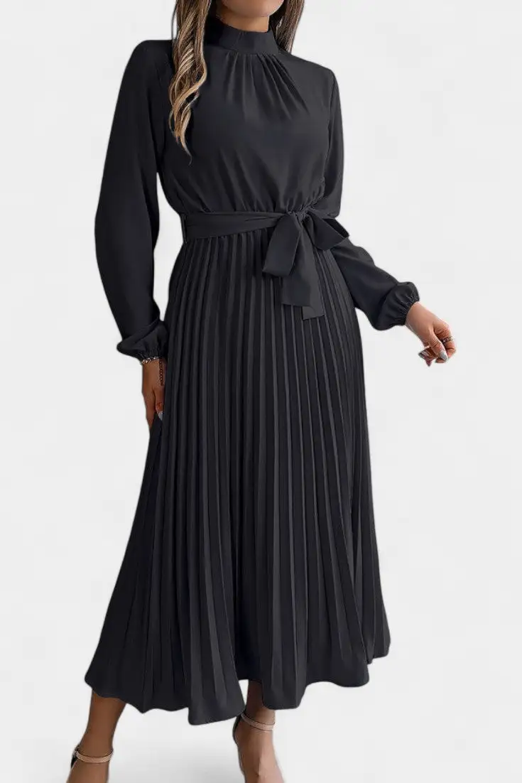 Pleated Casual Dress