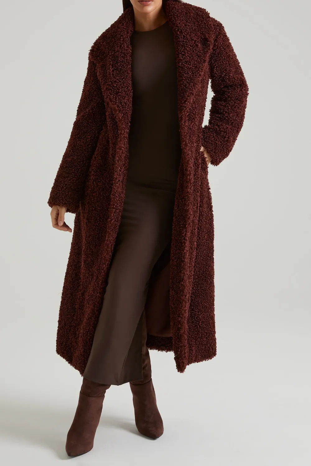 Soft And Wide Casual Long Warm Coat