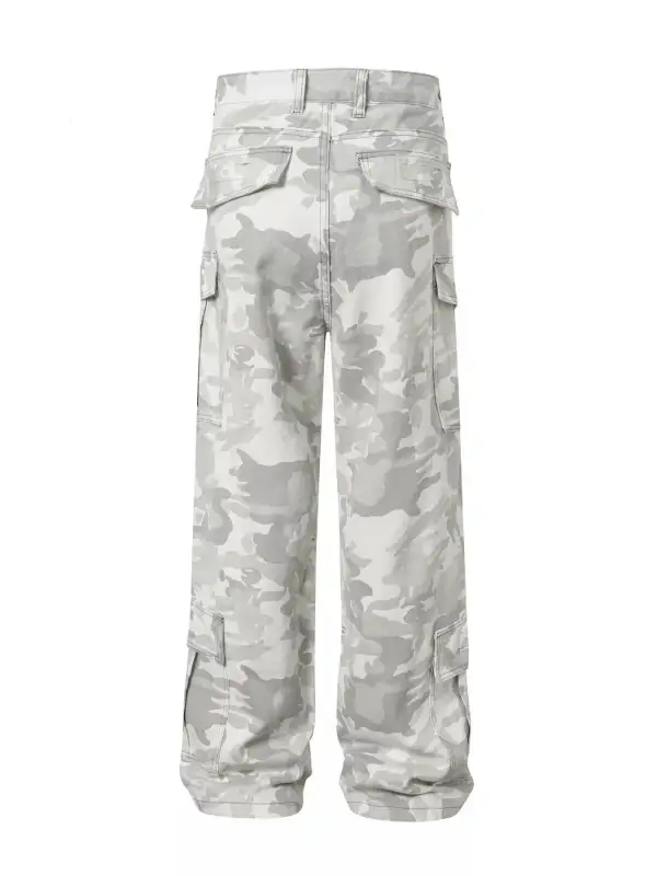 Refined Men's Camouflage Cargo Pants