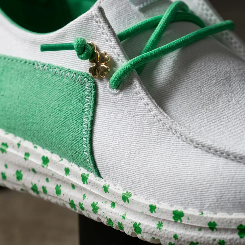 Wendy Shamrock Charm Textile Shoe