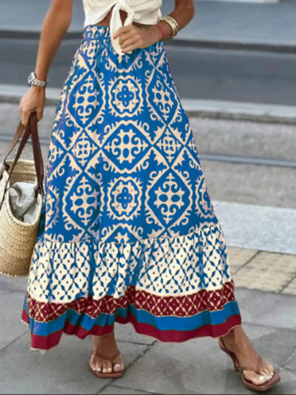 Sharp Geometric Elastic Skirt