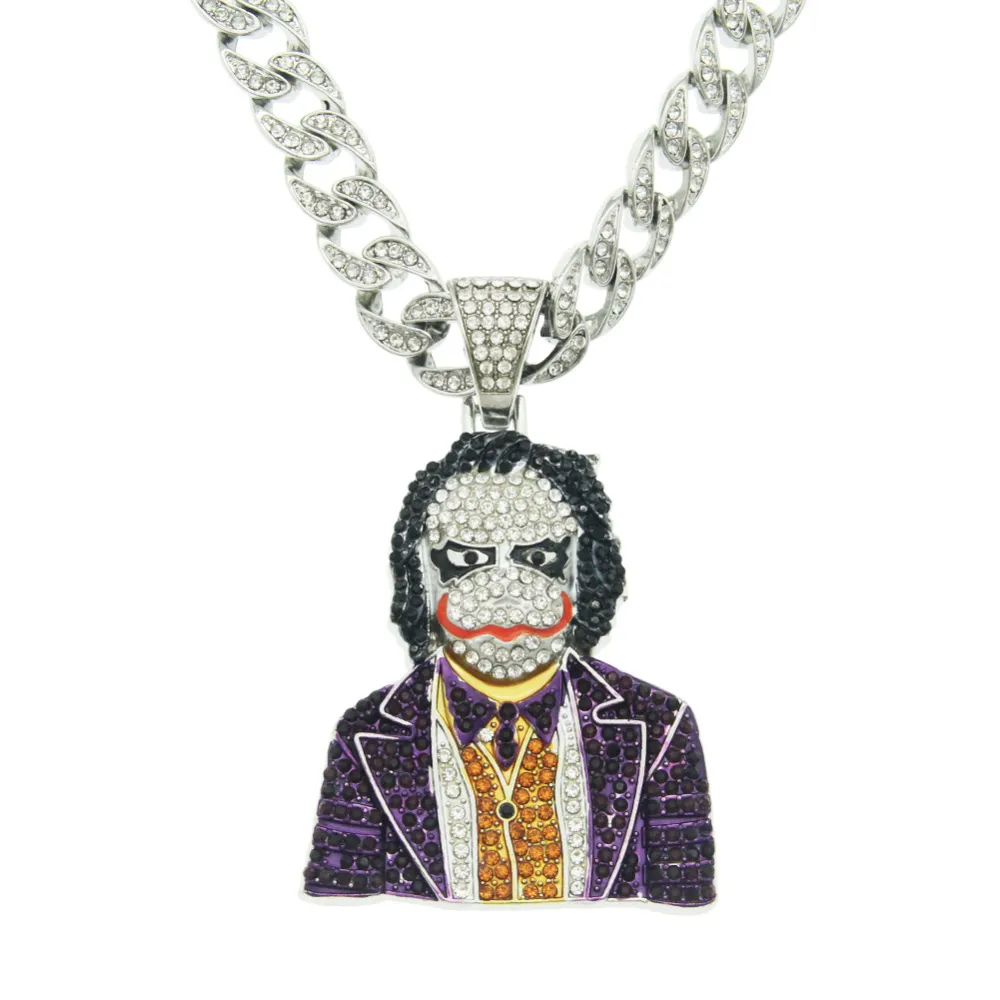A bold iced-out pendant, heavyweight streetwear energy, and a Cuban-style chain that instantly upgrades tees, hoodies and jackets.