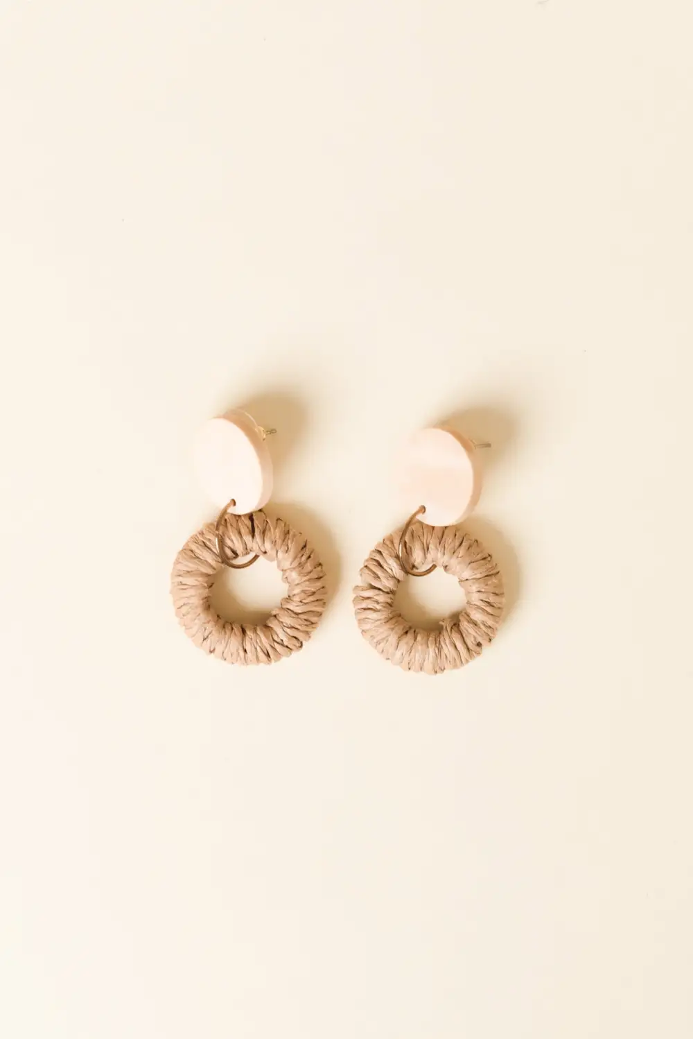 Circular Woven Earrings
