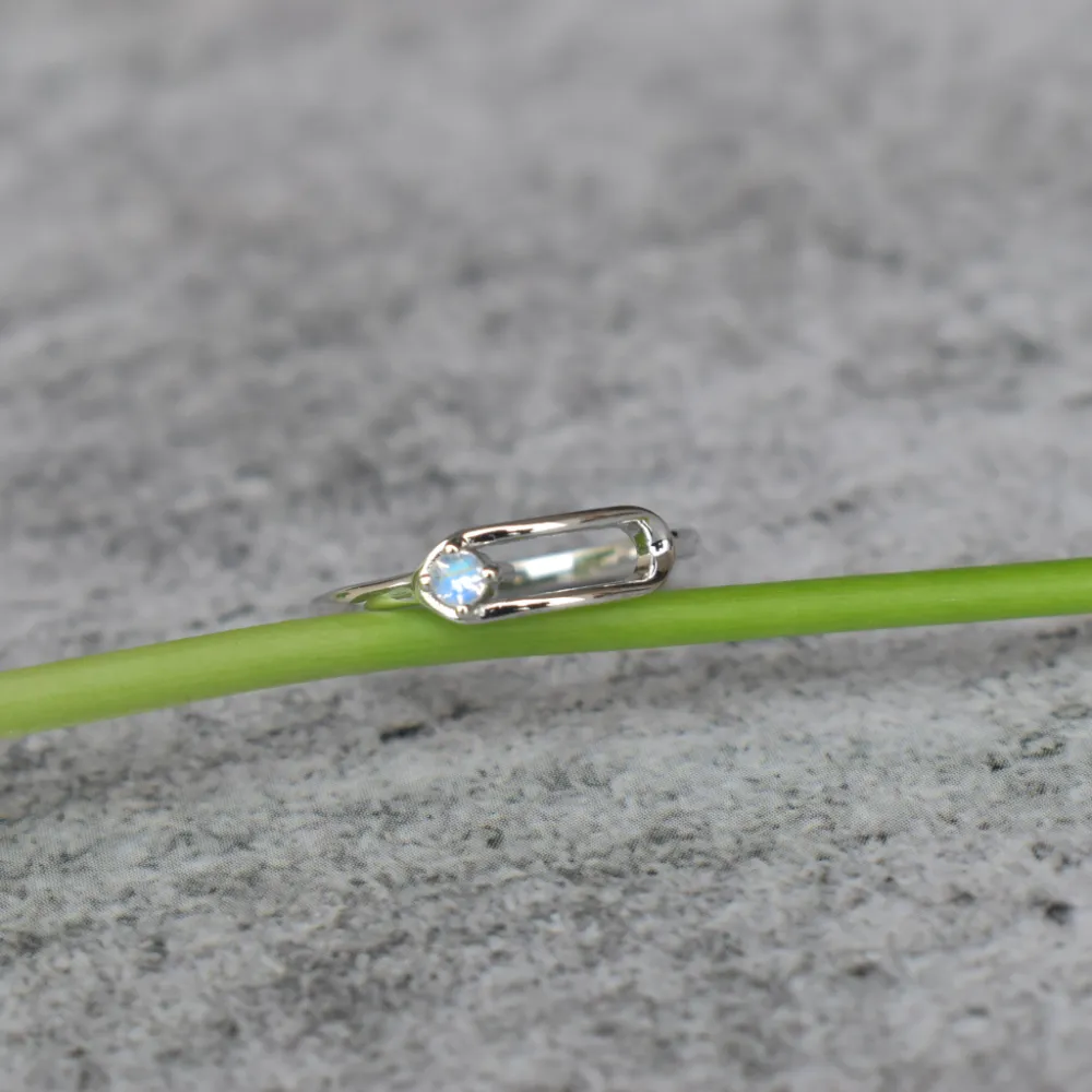 Delicate Moonstone Ring